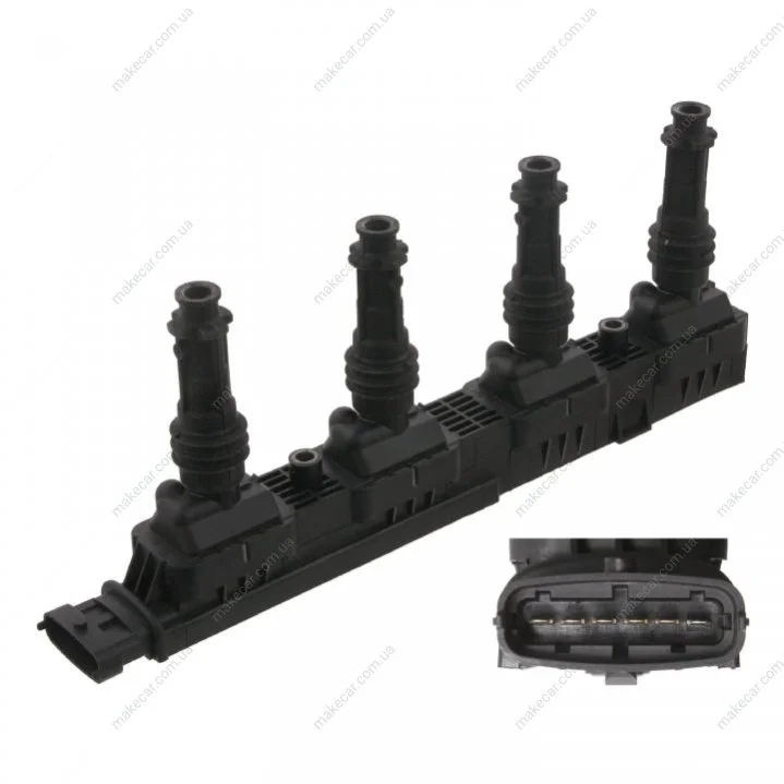 <strong>FEBI OPEL Катушка зажигания 1,2/1,4i: AstraG/H, Corsa C/D, Meriva FEBI BILSTEIN 33663 (фото 1)</strong>