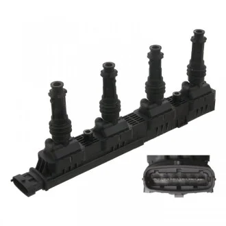 FEBI OPEL Катушка зажигания 1,2/1,4i: AstraG/H, Corsa C/D, Meriva для FEBI BILSTEIN 33663 фото товару