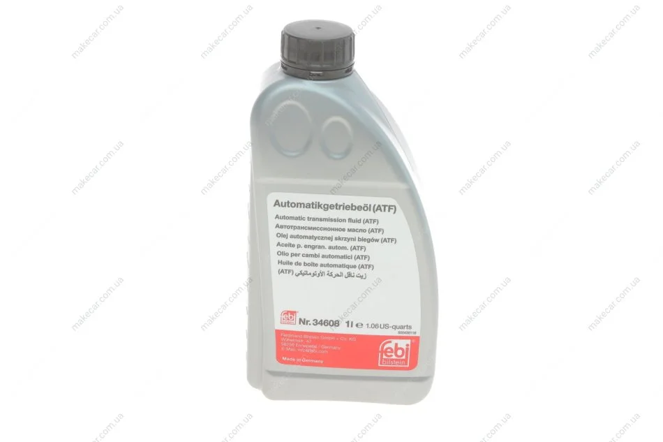 <strong>Олива трансмісійна ATF, 1л. жовта FEBI BILSTEIN 34608 (фото 1)</strong>