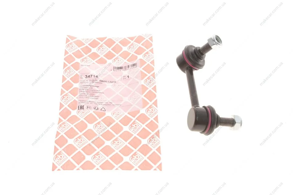 <strong>FEBI NISSAN Тяга стабилизатора задн.лев. Murano 3.5 05- FEBI BILSTEIN 34714 (фото 1)</strong>