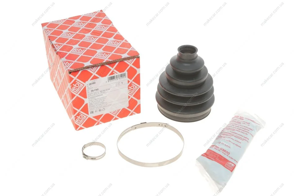 <strong>Ремонтний комплект пильника шруса з елементами монтажу FEBI BILSTEIN 36190 (фото 1)</strong>