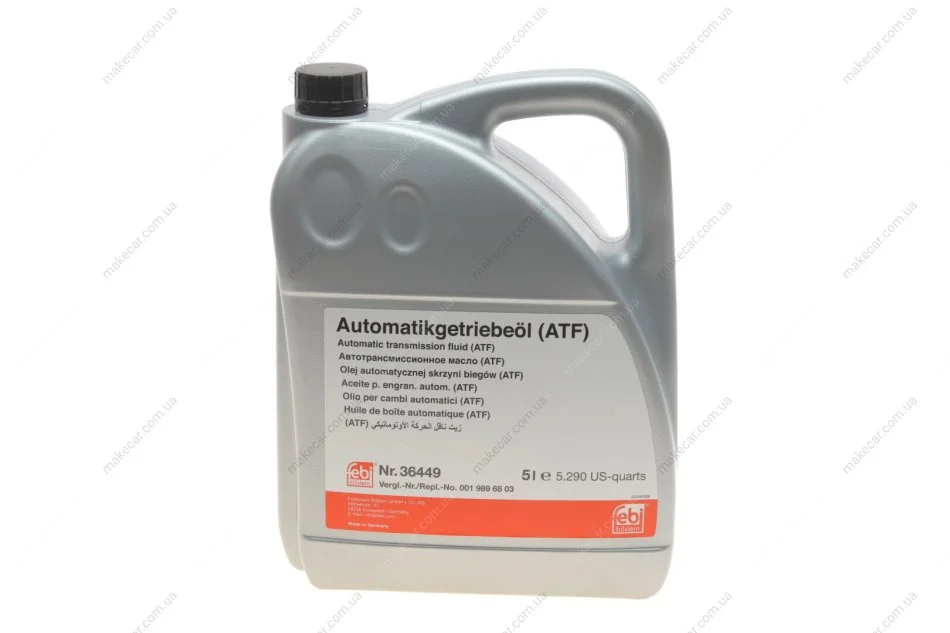 <strong>Трансмісійна олива Febi ATF MB 236.14, 5л FEBI BILSTEIN 36449 (фото 1)</strong>