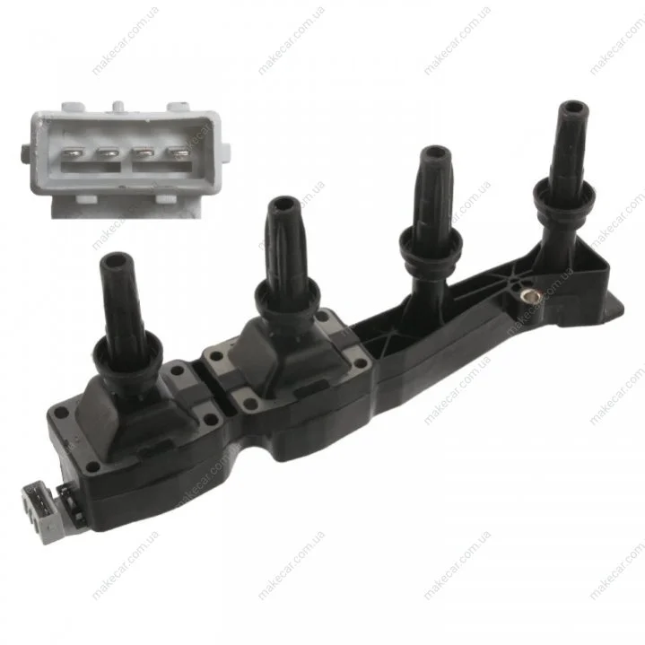 <strong>FEBI CITROEN Катушка зажигания PEUGEOT 1007/206/207/307 1,6 16V 00-,C2/C3/C4 Berlingo 1,6 16V 00-. FEBI BILSTEIN 36600 (фото 1)</strong>