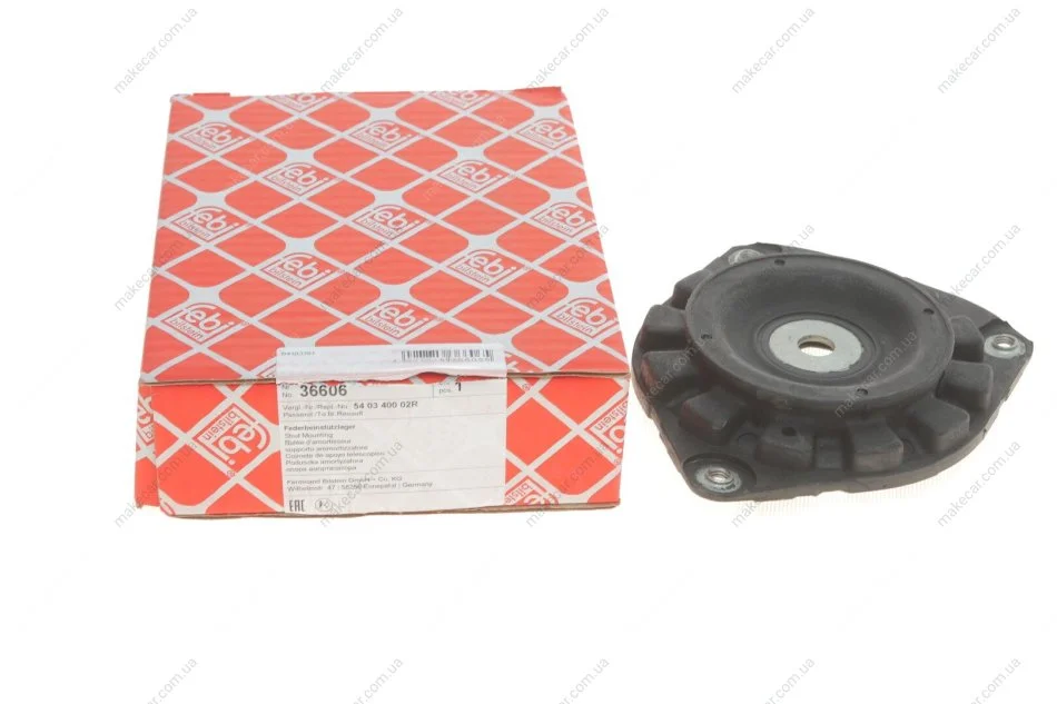 <strong>Опора стійки амортизатора Renault MEGANE, SCENIC III (вир-во Febi) FEBI BILSTEIN 36606 (фото 1)</strong>