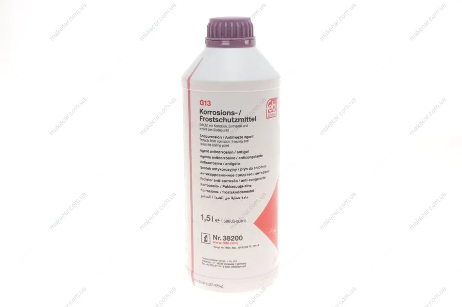 <strong>Антифриз-концентрат G13, 1,5л. фіолетовий FEBI BILSTEIN 38200 (фото 1)</strong>