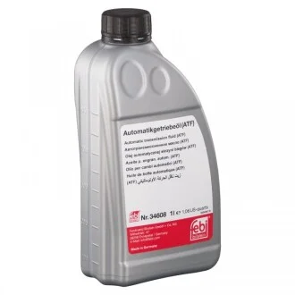 Трансмісійна олива Febi ATF, 5л для Audi, Volkswagen, BMW, Land Rover, Jaguar FEBI BILSTEIN 38935 фото товару