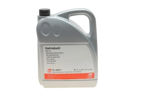 Олива трансмісійна DSG DCTF-1, 5л. жовта для FEBI BILSTEIN 39071 фото товару