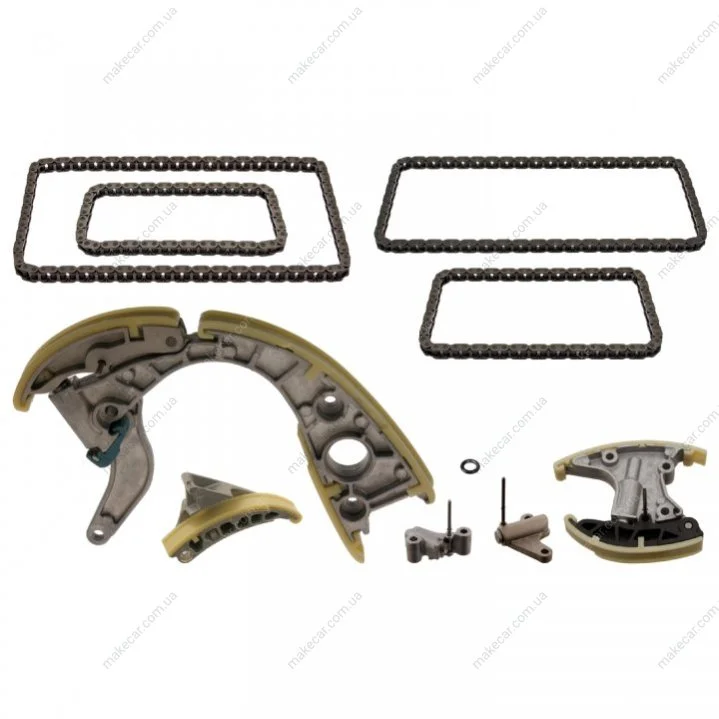 <strong>FEBI VW К-т цепи ГРМ (4цепи+2натяжителя+3успокоителя) Touareg 3.0TDI 04-, AUDI A4/A5/A6/Q5/Q7 2,7-3,0TDI FEBI BILSTEIN 45003 (фото 1)</strong>