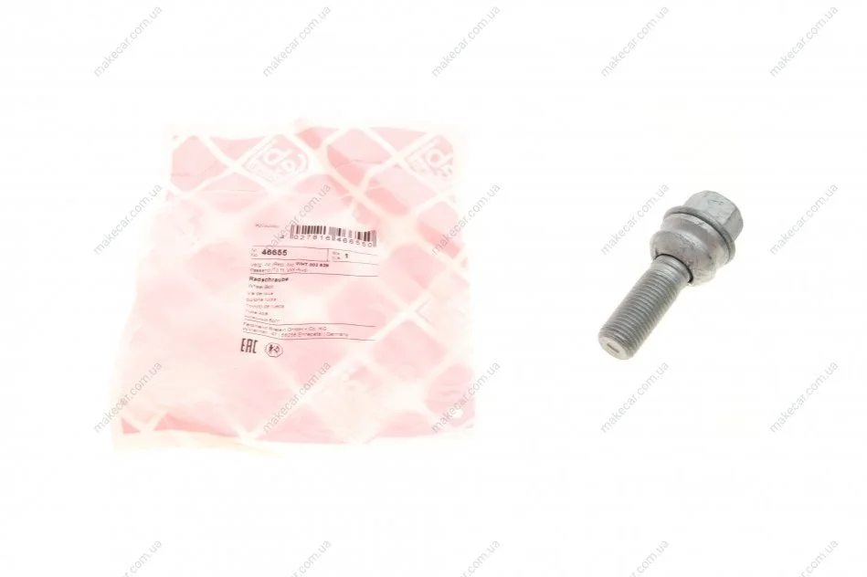 <strong>Колісний болт FEBI BILSTEIN 46655 (фото 1)</strong>