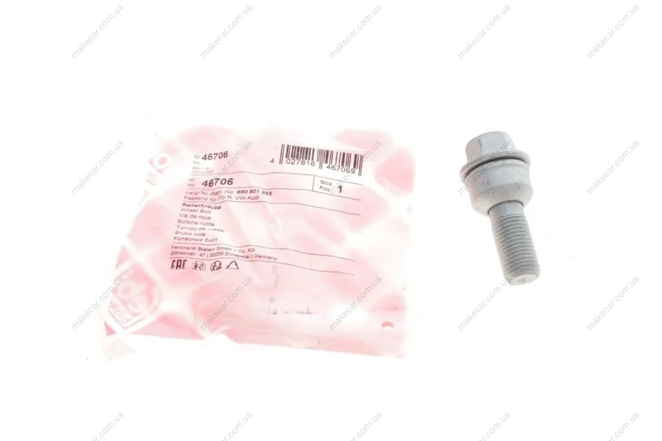 <strong>Болт колісний FEBI BILSTEIN 46706 (фото 1)</strong>