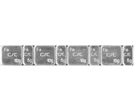 <strong>Тягарці з клейкою основою 5+10х4=60гр Zn 100шт./уп. FERDUS FE 13.88 (фото 1)</strong>