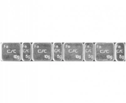 Тягарці з клейкою основою 5+10х4=60гр Zn 100шт./уп. для FERDUS FE 13.88 фото товару