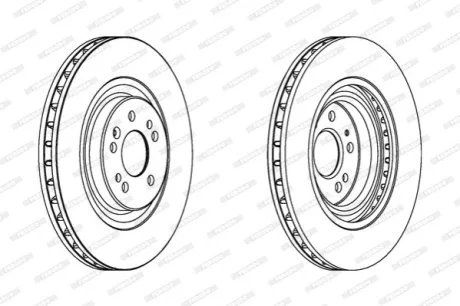 Диск гальмівний для Suzuki, Subaru, Opel FERODO DDF1085C-1 фото товару