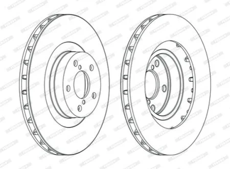 Гальмівний диск для FERODO DDF1175C фото товару
