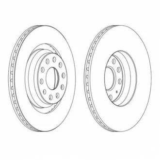 Диск гальмівний для FERODO DDF1503C фото товару