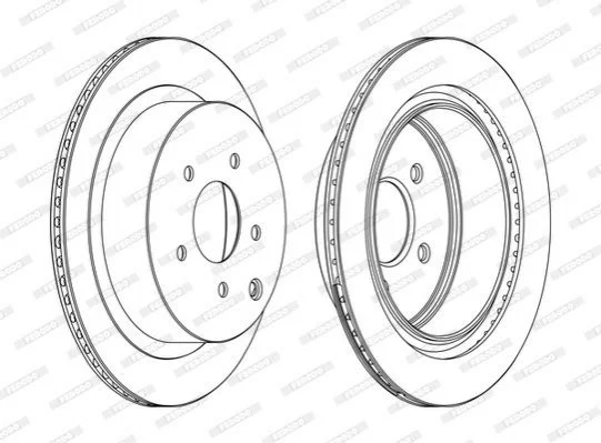 <strong>Тормозной диск Ferodo FERODO DDF1506C (фото 1)</strong>