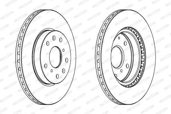 <strong>Диск тормозной FERODO DDF1620C (фото 1)</strong>