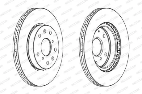 Диск тормозной для Suzuki FERODO DDF1620C фото товара