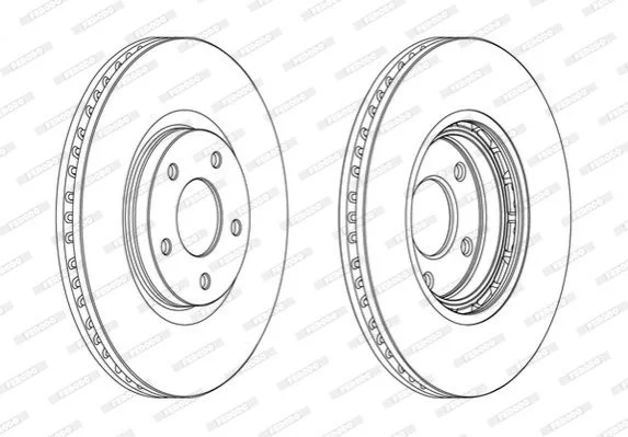 <strong>Диск тормозной FERODO DDF1724C (фото 1)</strong>