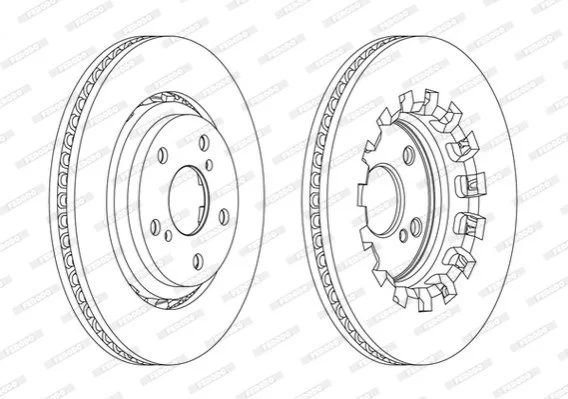 <strong>Диск тормозной FERODO DDF2268C (фото 1)</strong>