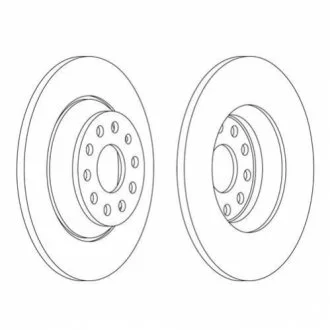 Гальмівний диск для FERODO DDF2506C фото товару