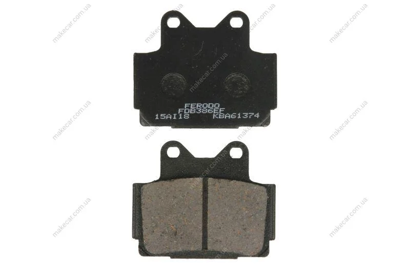 <strong>Гальмівна колодка (диск) FERODO FDB386EF (фото 1)</strong>