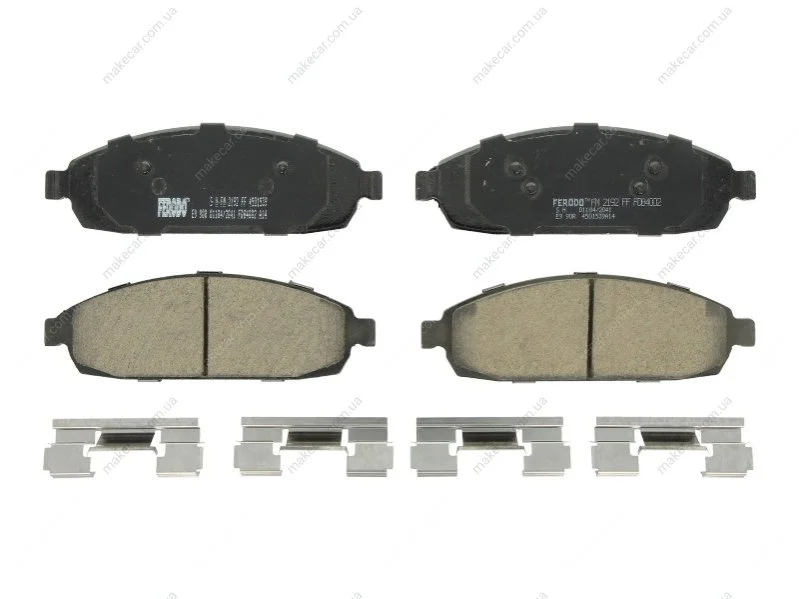 <strong>Колодки гальмівні дискові FERODO FDB4002 (фото 1)</strong>