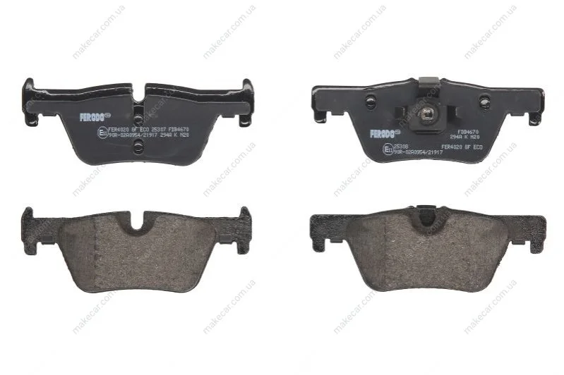 <strong>Колодки гальмівні дискові FERODO FDB4670 (фото 1)</strong>