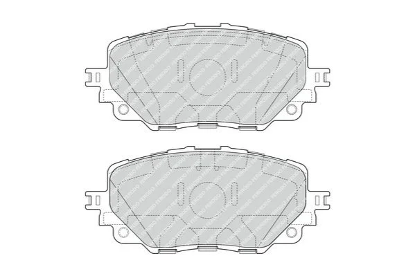 <strong>Колодки гальмівні дискові (комплект 4 шт) FERODO FDB4873 (фото 1)</strong>