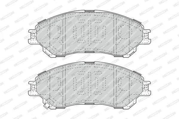 <strong>Тормозные колодки Ferodo FERODO FDB4884 (фото 1)</strong>