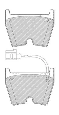 <strong>Колодки гальмівні дискові FERODO FDB5023 (фото 1)</strong>