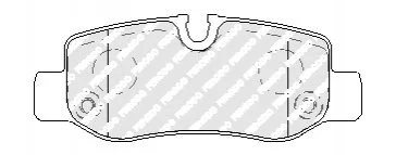 Колодки гальмівні дискові для FERODO FVR5013 фото товару