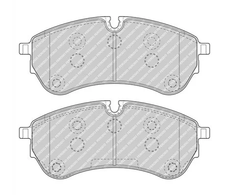 <strong>Колодки тормозные дисковые (комплект 4 шт.)) FERODO FVR5067 (фото 1)</strong>