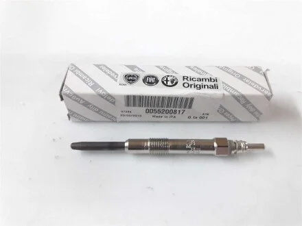 Свічка розжарення FIAT Doblo 00-13, Grande Punto 05-10, Punto 03-10, Stilo 01-10, Bravo 07-16, Croma 05-10, Multipla 03-10; OPEL Astra H 04-14, Vectra C 02-08, Zafira B 05-12, Signum 03-08; ALFA ROMEO 159 05-11, 147 00-10; SAAB 9-3 02-11 для Fiat/Alfa/Lancia 55200817 фото товару