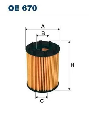 <strong>Фільтр масляний FILTRON OE670 (фото 1)</strong>