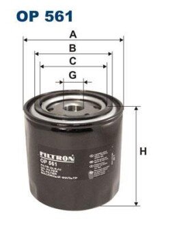 Фільтр FILTRON OP561 фото товара