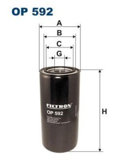 Фільтр FILTRON OP592 фото товара