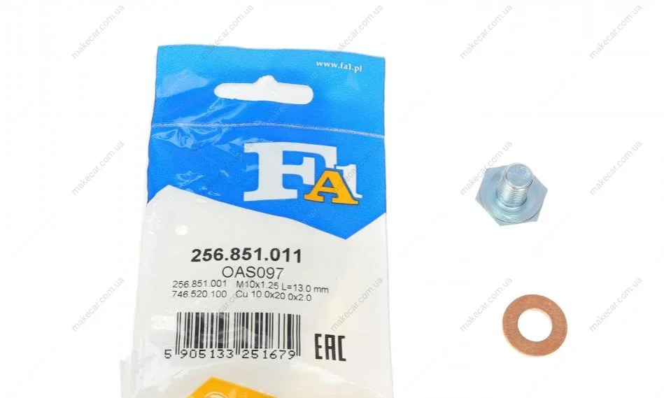 <strong>Болт піддону з шестигранною головкою FA1 256.851.011 (фото 1)</strong>