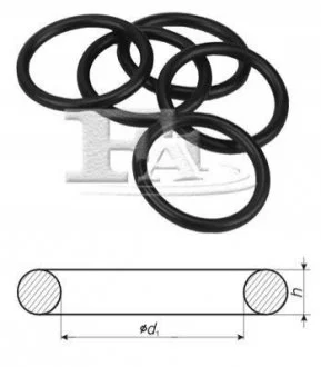 FISCHER 006 Уплотнительное кольцо (BOX70)(оринг) 2,90x1,78 для FA1 654.190.100 фото товара