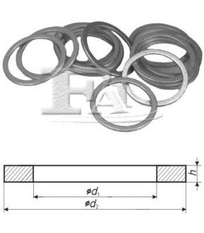 FISCHER BMW Ущільнювальне кільце (мат. алюм) 26*31*2 мм Fischer Automotive One (FA1) 709.520.010 фото товару