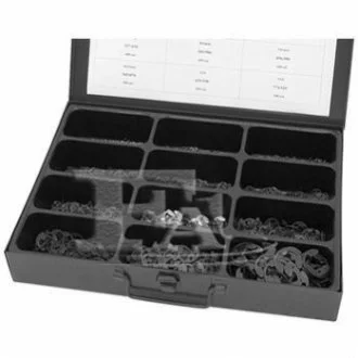 FISCHER Стопорные кольца волновые (12 типов, 1200 шт) для FA1 783.520.001 фото товару