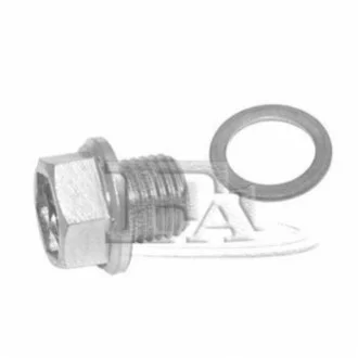 FISCHER OAS053 Масляная пробка M14x1.5 Daewoo, Mitsubishi, Suzuki, Hyu для Daewoo, KIA, Suzuki, Chevrolet, Opel FA1 822.362.011 фото товару