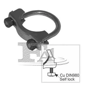 <strong>FISCHER FORD хомут 44,5 мм ESCORT III FA1 921-945 (фото 1)</strong>