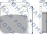 <strong>Колодки гальмівні дискові FOMAR FO 468781 (фото 1)</strong>
