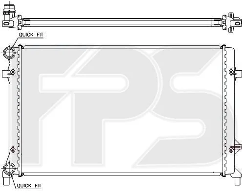 <strong>Радіатор охолодження FPS FP 12 A472 (фото 1)</strong>