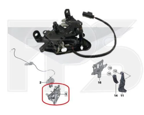 <strong>Кріплення металеве FPS FP 1420 285 (фото 1)</strong>