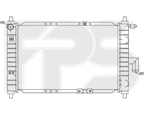 <strong>Радіатор охолодження FPS FP 22 A696 (фото 1)</strong>
