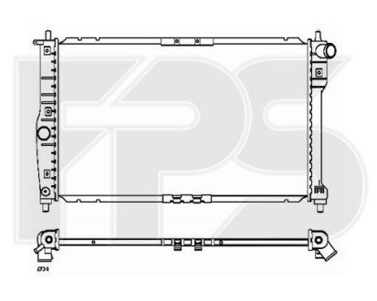 Радіатор охолодження FPS FP 22 A775 фото товару