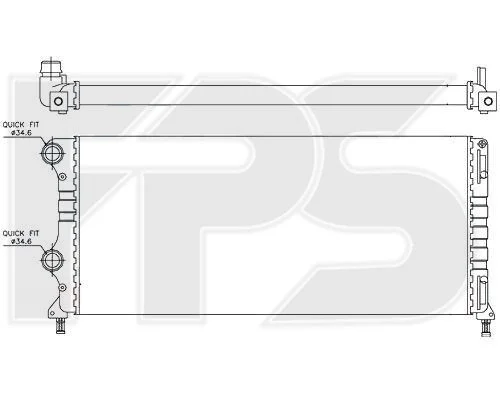 <strong>Радіатор охолодження FPS FP 26 A112 (фото 1)</strong>