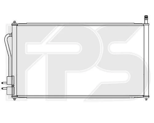 <strong>Конденсатор кондиціонера FPS FP 28 K72 (фото 1)</strong>